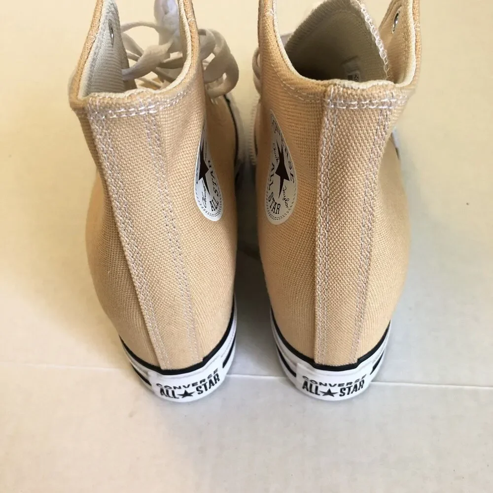 Converse Shoes Chuck Taylor All Star Wedge Hi Coastal Dune A13531C Size 8 Womens